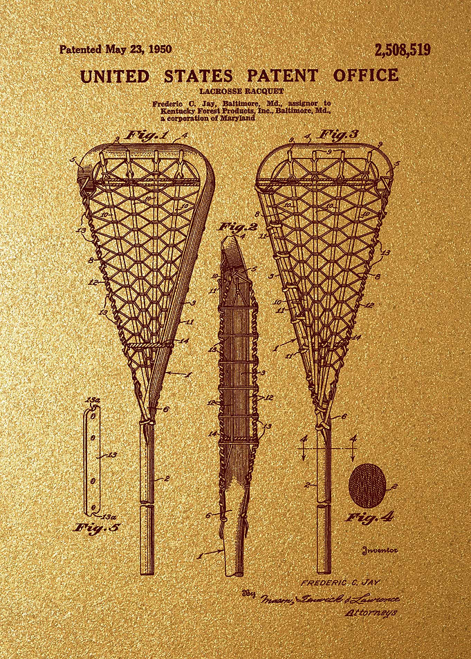 8 Lacrosse Racquet Patent
