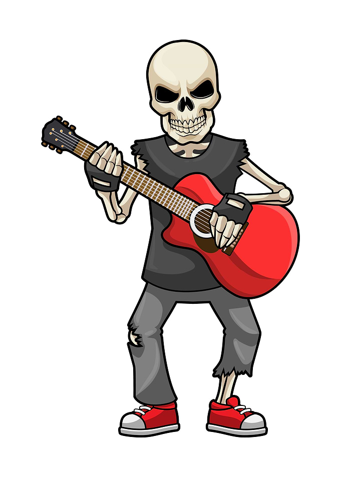Skeleton Music Guitar