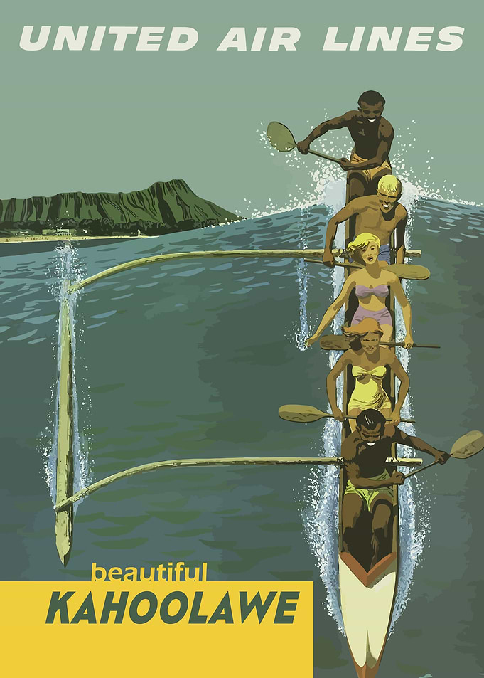 HAWAII RETRO KAHOOLAWE