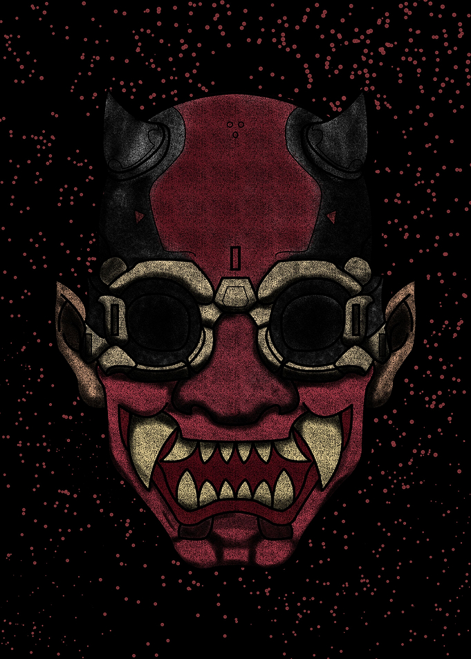 El Diablo Red Mask