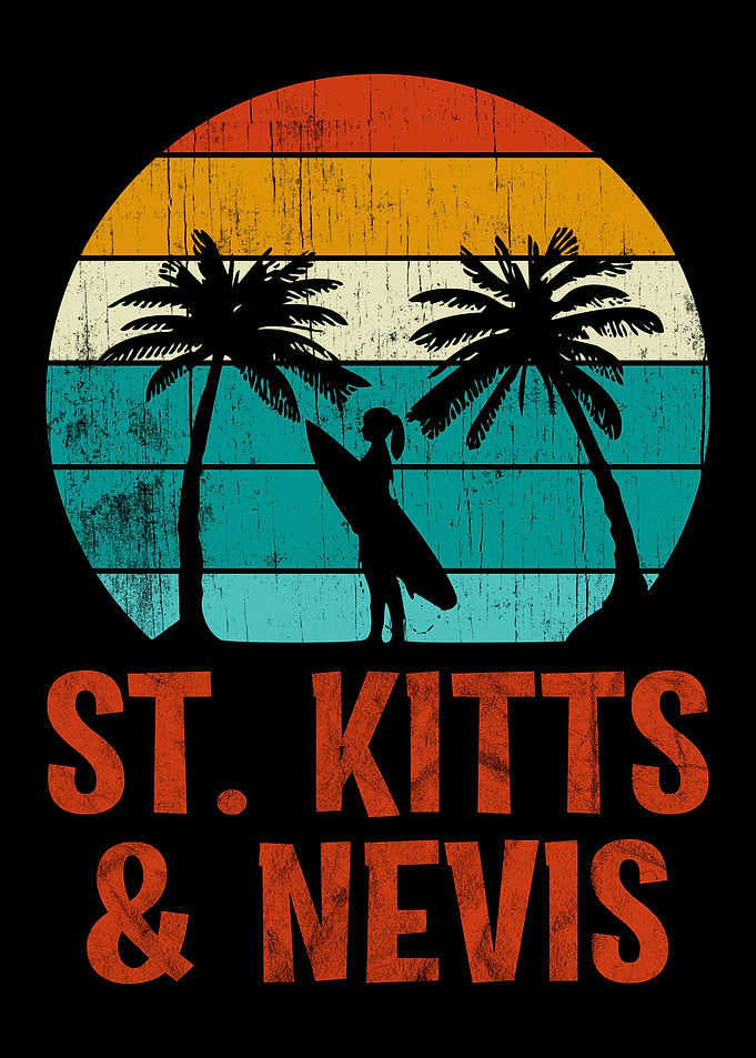 SAINT KITTS SURFER GIRL
