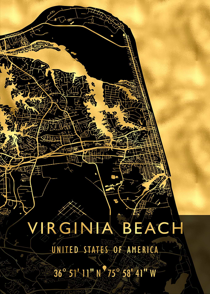VIRGINIA BEACH MAP USA