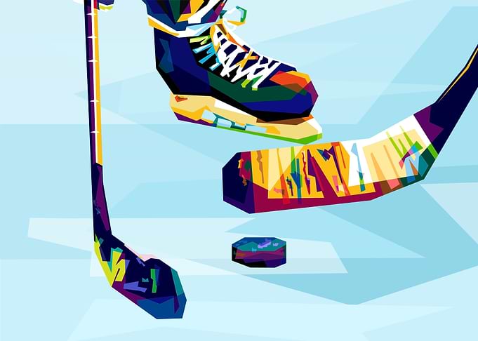 Ice Hockey left