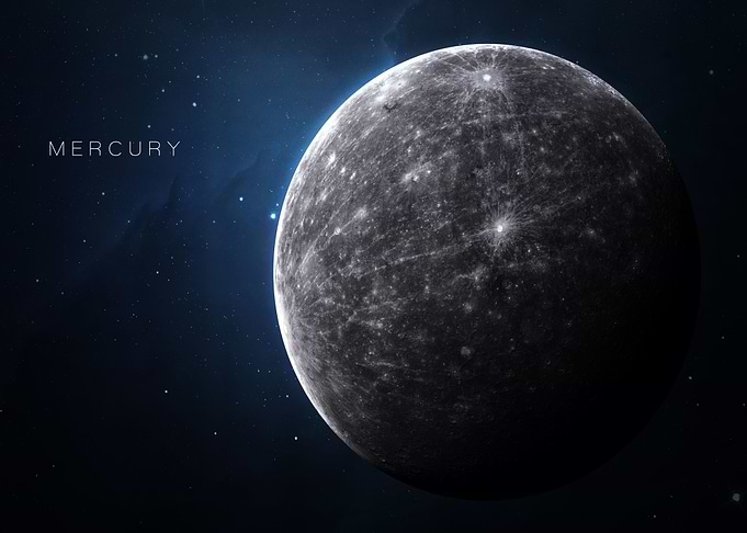 Mercury planet poster