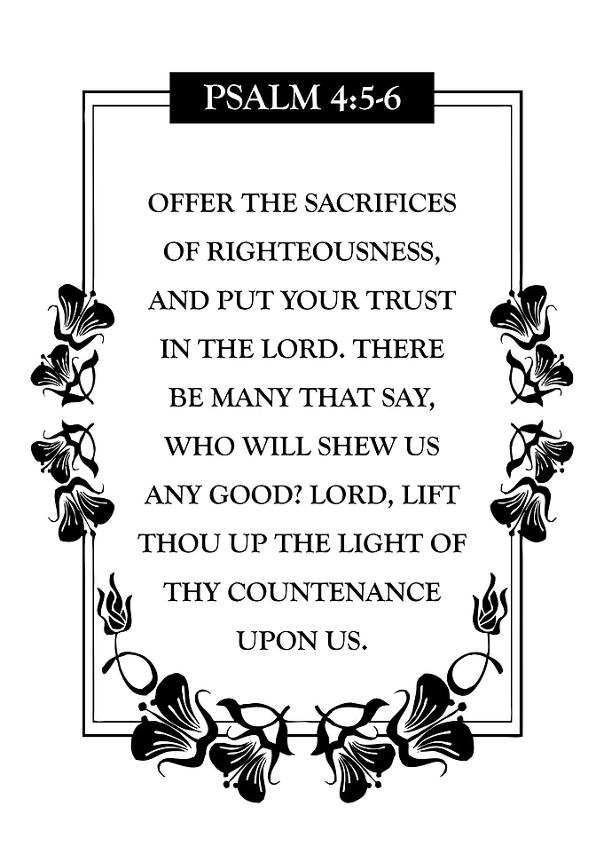 Psalm 4 5 6