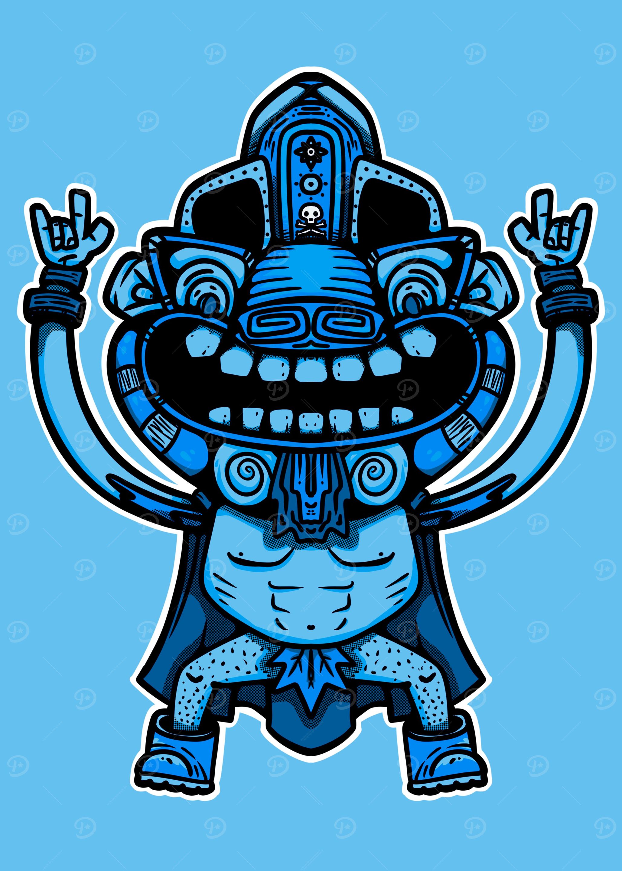blue warrior