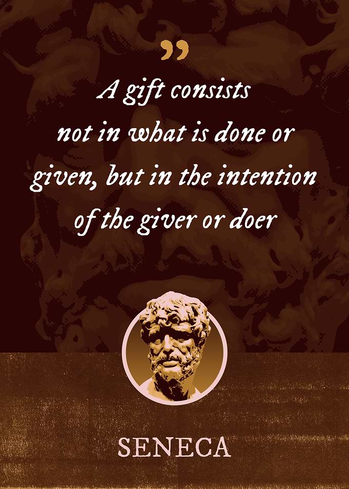 A gift consists not in