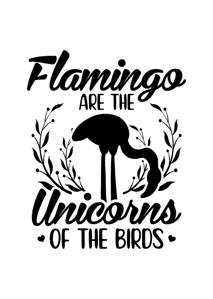 Flamingos Unicorn Of Birds