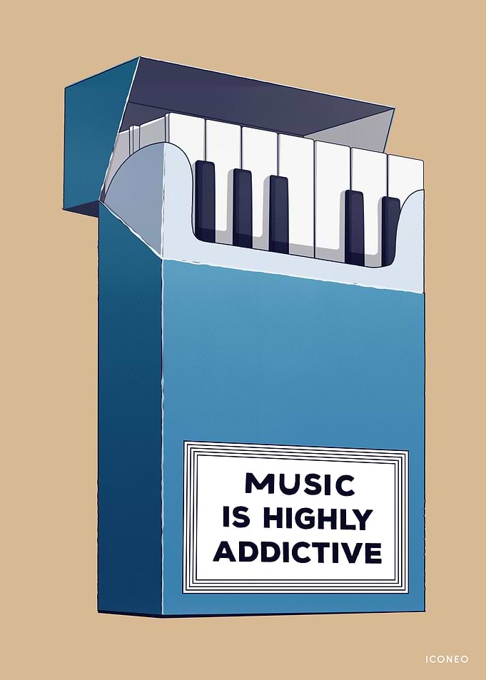 Music is highly addictive