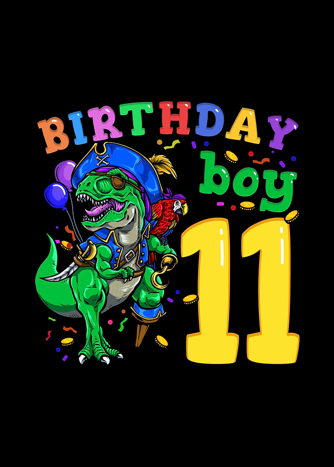 11th Birthday Dino Pirate