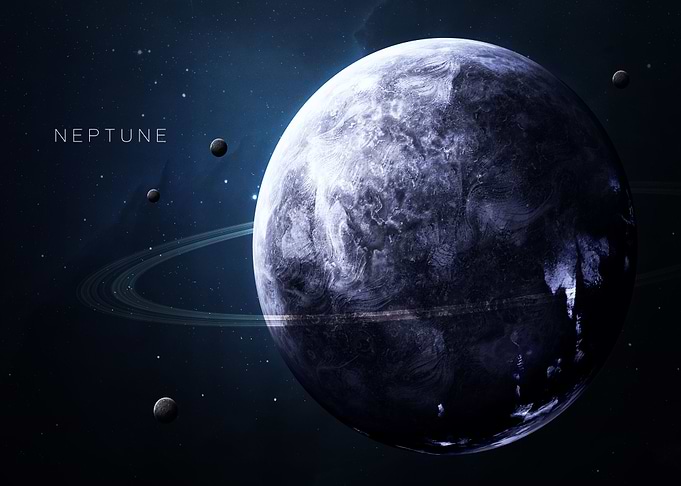 Neptune planet poster