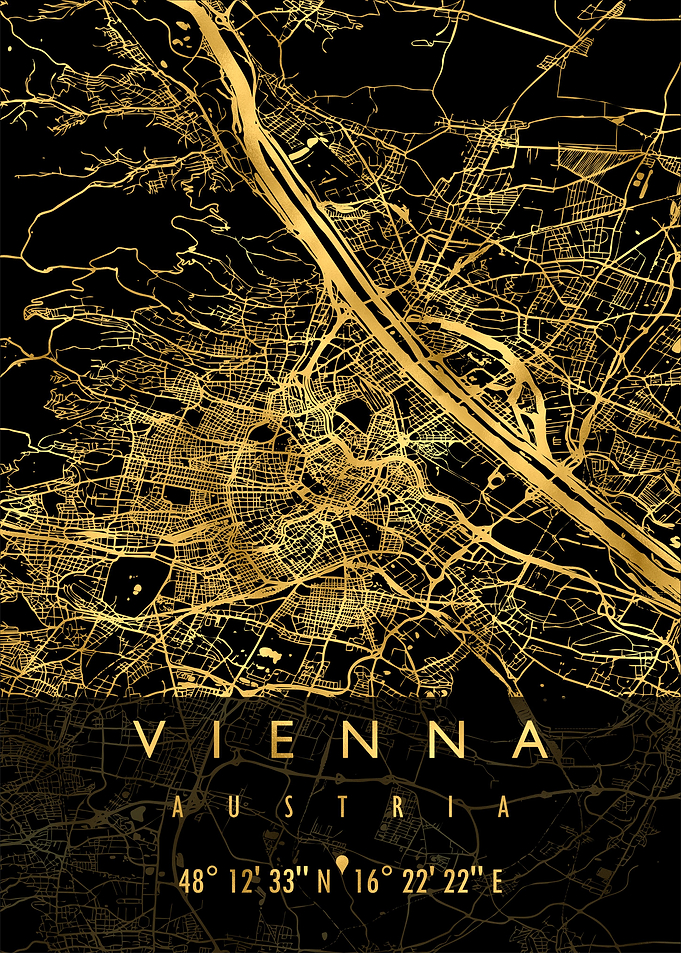 VIENNA MAP AUSTRIA