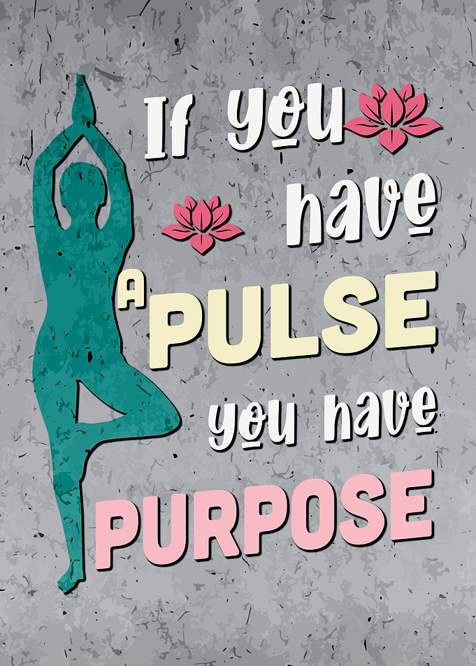 Yoga Text Wall Art