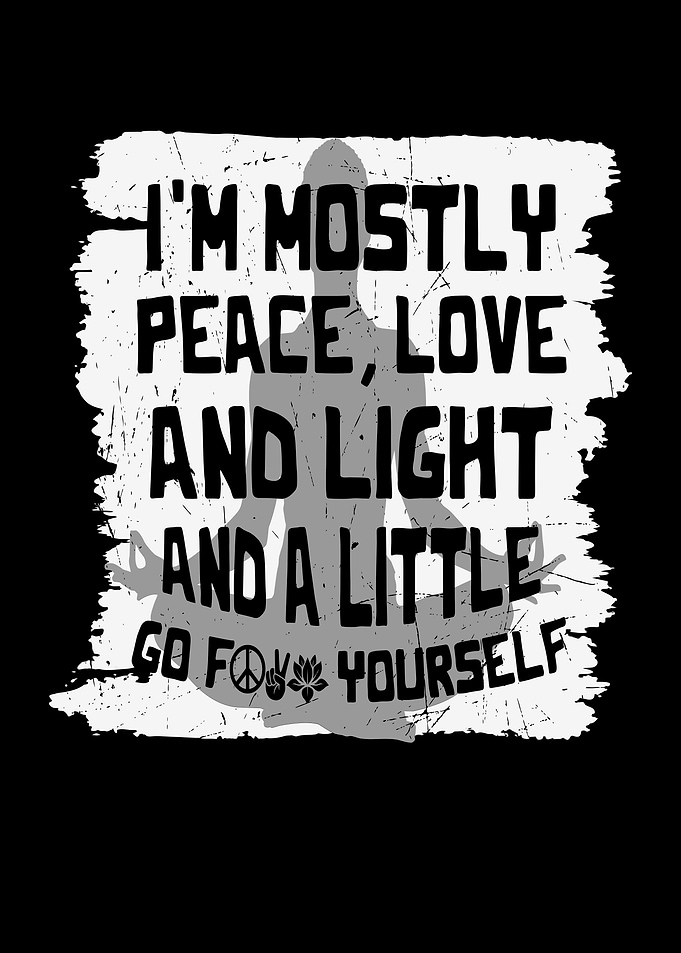 Yoga Peace Love Wall Art