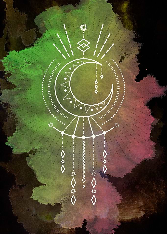 Tribal symbol 6 inverted