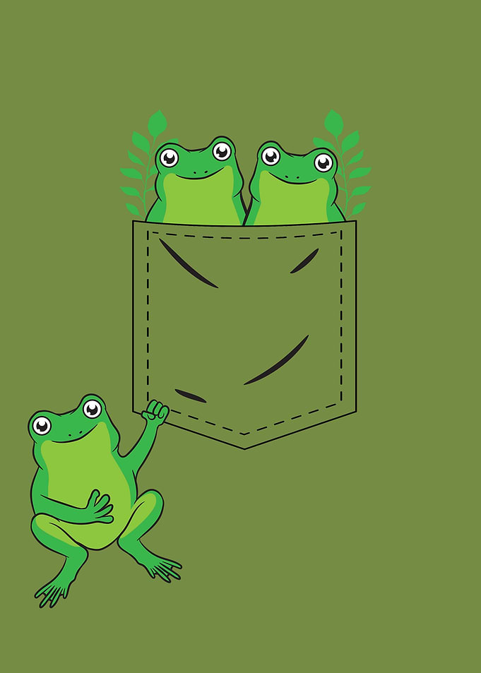 Cottagecore Aesthetic Frog