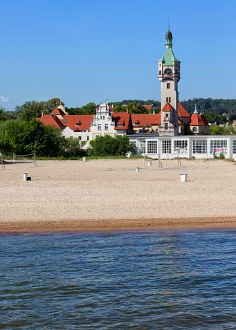 Sopot Beach And Sea