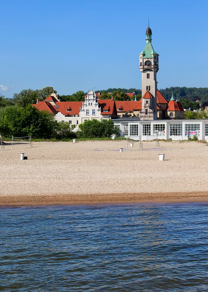 Sopot Beach And Sea