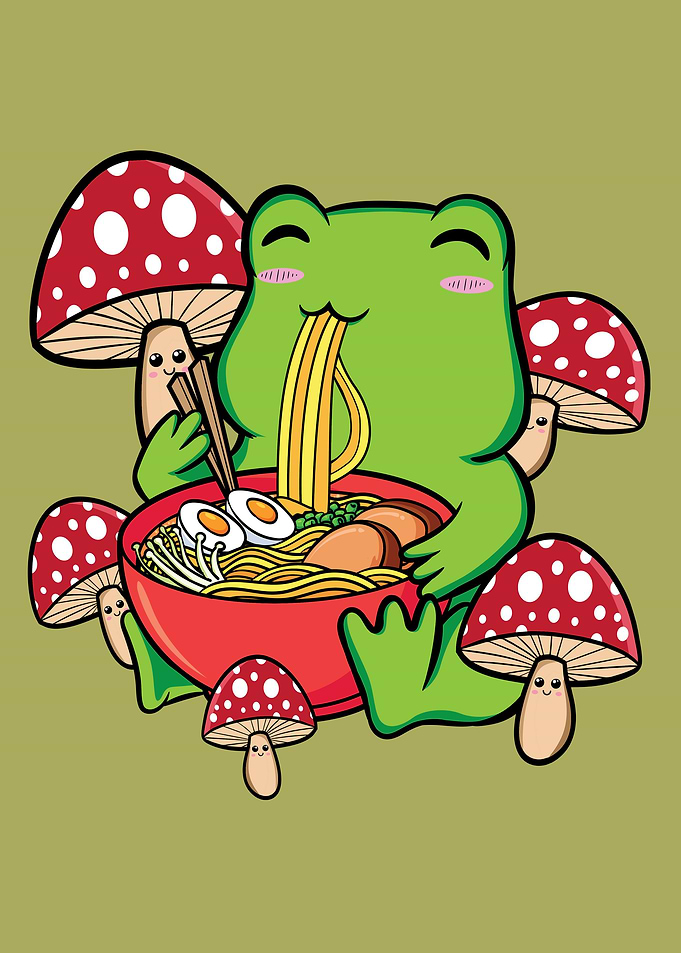 Cottagecore Frog Ramen