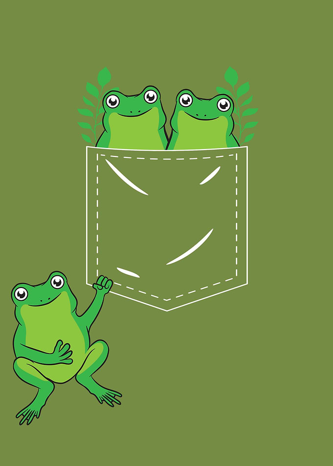 Cottagecore Aesthetic Frog