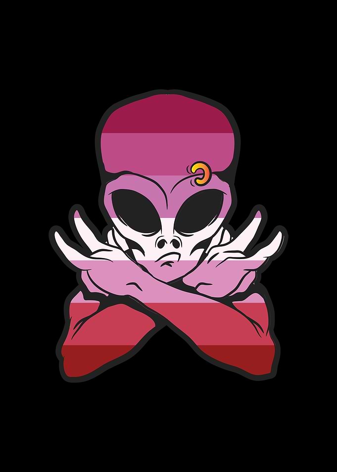 Lesbian Alien Colors Of