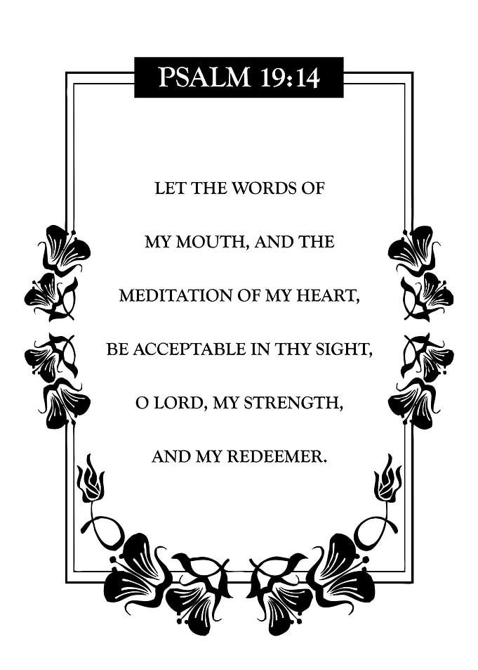 Psalm 19 14