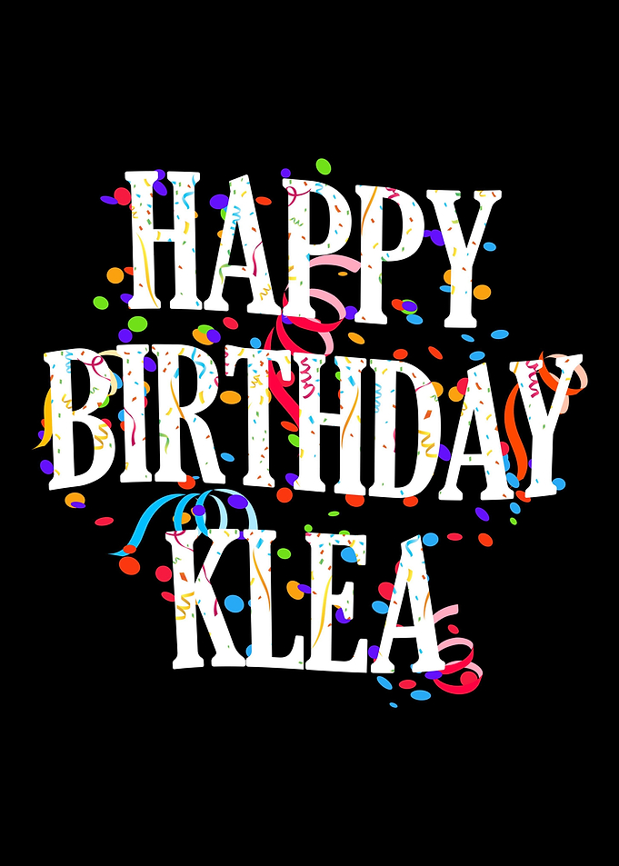 Happy Birthday Klea