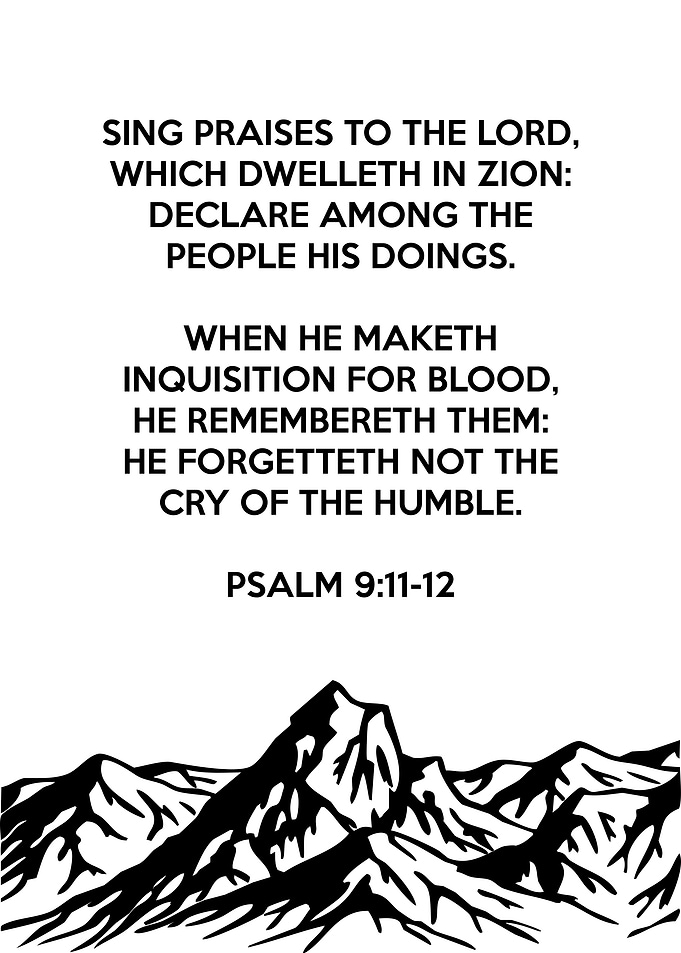 Psalm 9 11 12