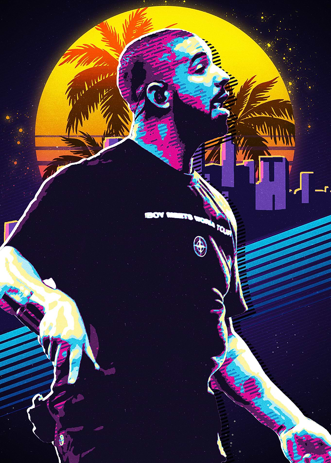 drake retro 80s