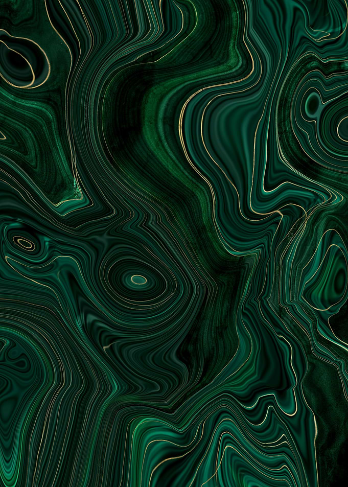 Malachite Gold Texture 03