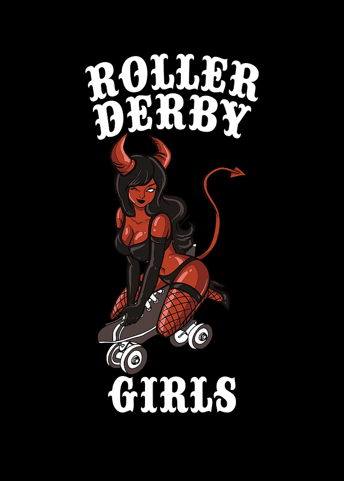 Roller Derby Girls Funny