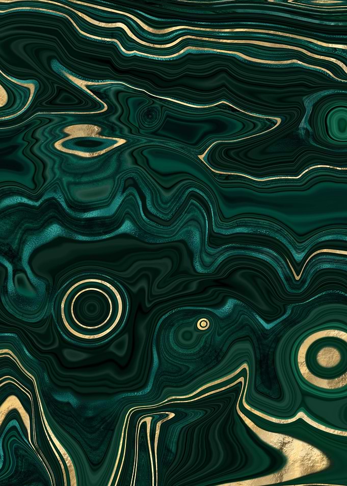 Malachite Gold Texture 05