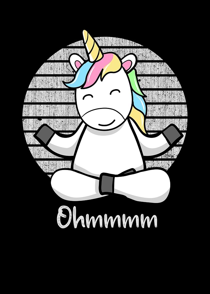 Meditation Einhorn Yoga