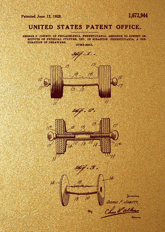 20 Dumb Bell Patent