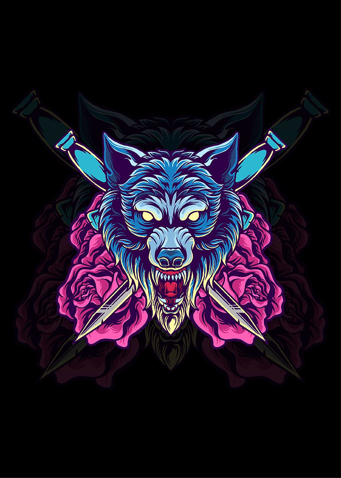 Oni mask poster