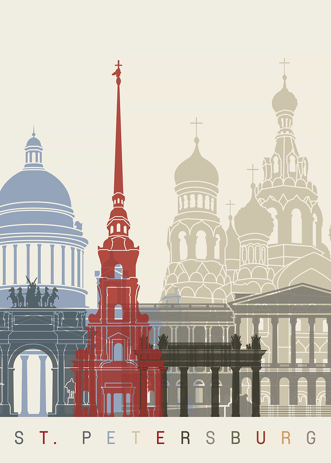 St Petersburg skyline