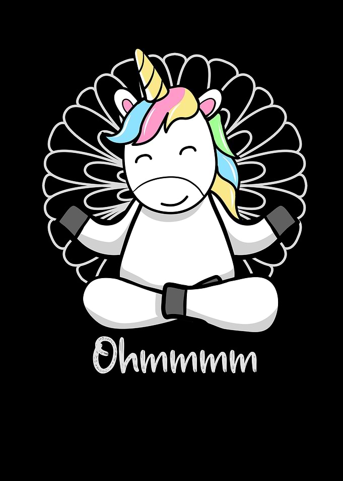 Meditation Einhorn Yoga