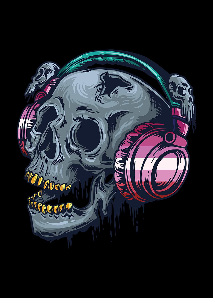 Lesbian Cool Skeleton