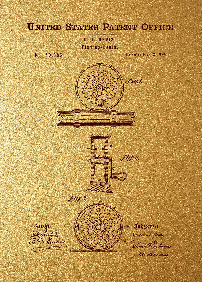 12 Fishing Reels Patent 1