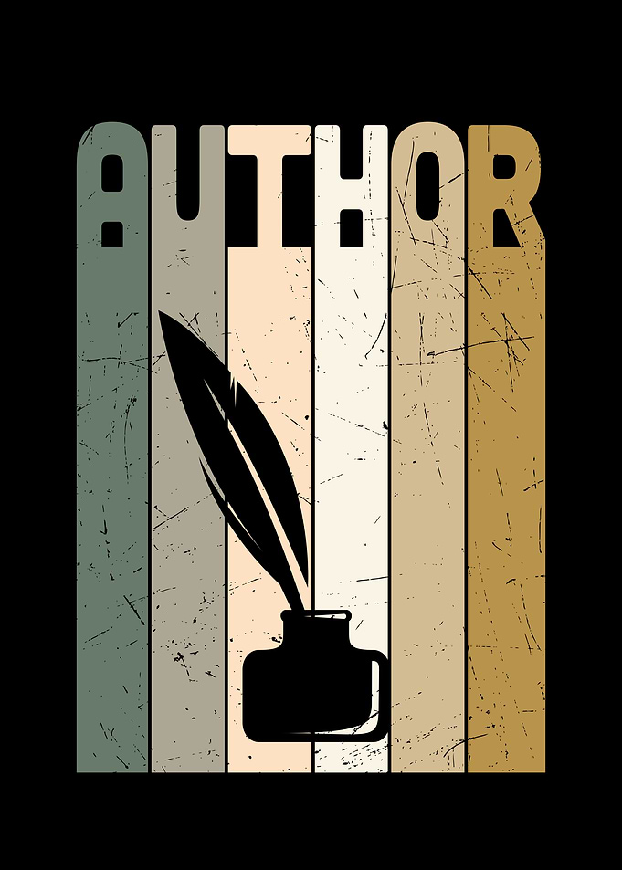 Author Retro Wall Art
