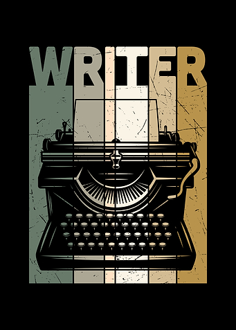 Writer Retro Wall Art