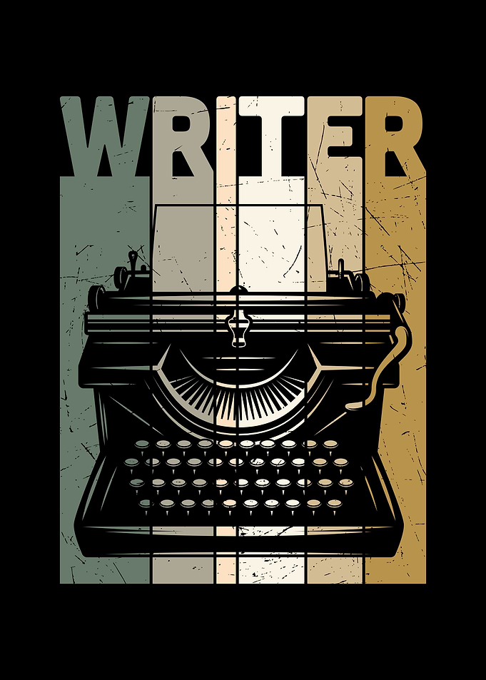 Writer Retro Wall Art