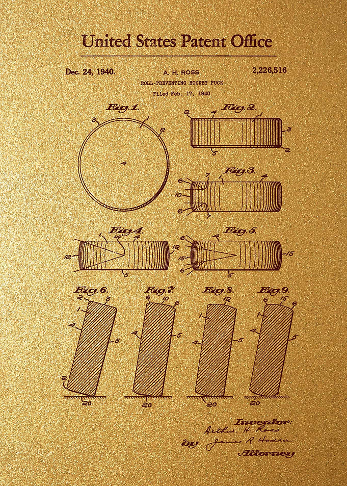 16 Hockey Puck Patent 194