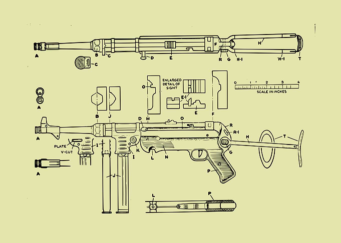machine gun