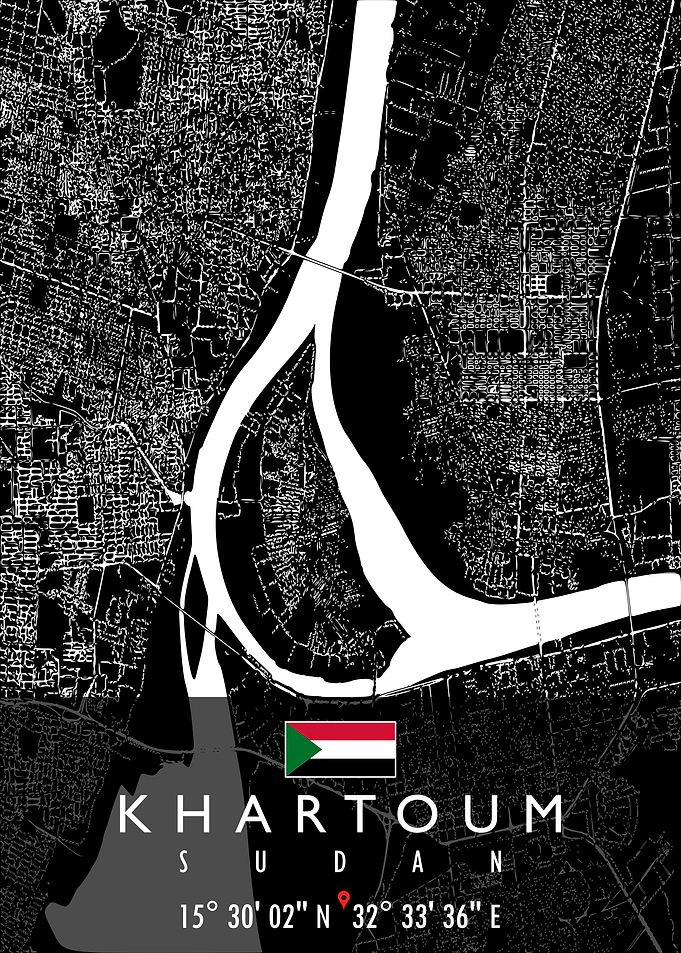 KHARTOUM MAP SUDAN
