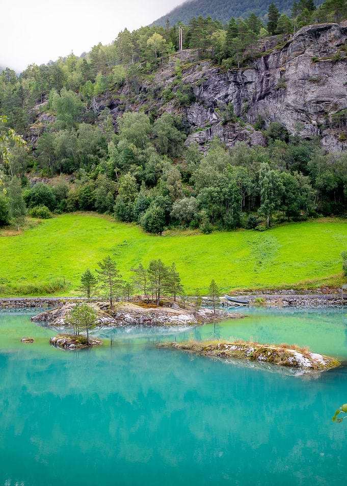 Glacier Lake Landscape