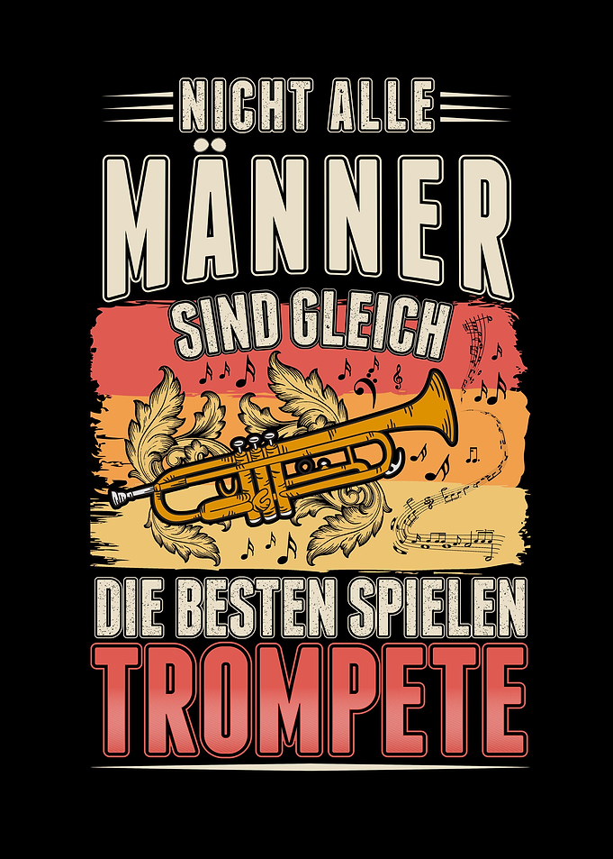 Trompete Mann Orchester
