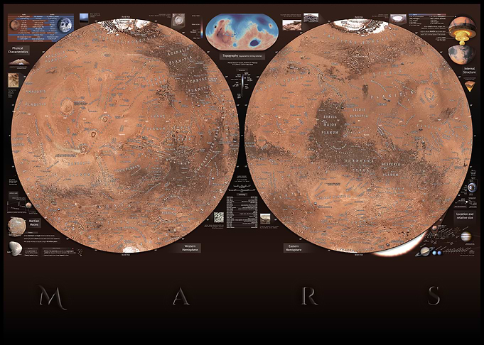 Map of Mars