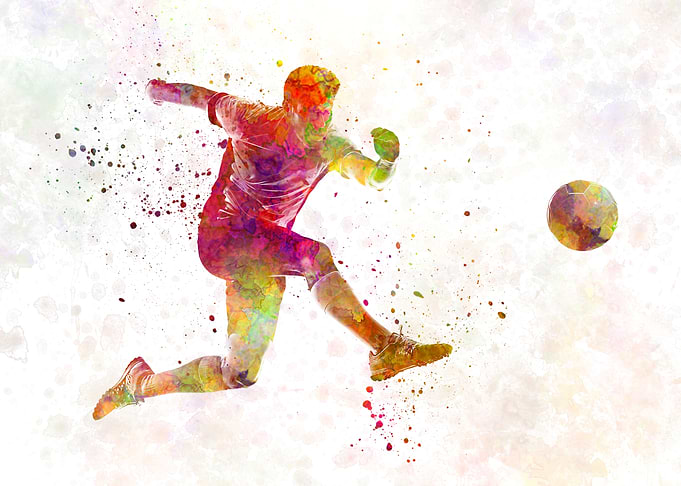 man soccer football player
