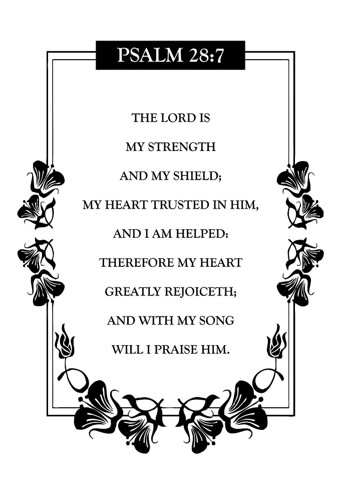 Psalm 28 7